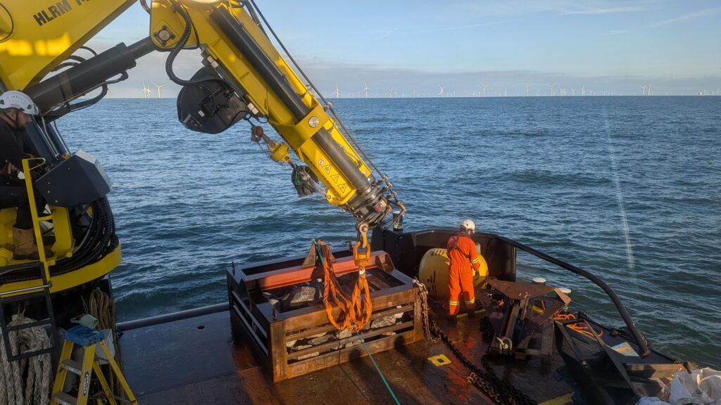 Installation Mecal Nodes in Offshore Test Site